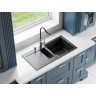 Мойка OMOIKIRI SAKAIME 86-2-GR Tetogranit/leningrad grey 4993560